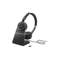 Fejhal +mikrofon Jabra Evolve 75 SE MS Stereo+Stand 7599-842-199