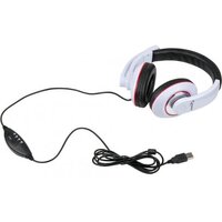 Fejhal +mikrofon Gembird MHS-001-GW Stereo White