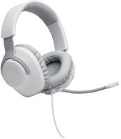 Fejhal +mikrofon JBL Quantum 100 Gamer Headset White QUANTUM100W