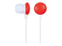 Fejhal Gembird Earphones White/Red MHP-EP-001-R