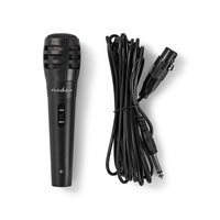 Mikrofon Nedis Dinamikus 6,35mm jack 5m MPWD15BK