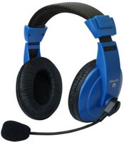 MSONIC MH536B fülhallgató + mikrofon, kék