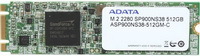 SSD A-DATA M.2 2280 SATA3 512Gb ASP900NS38-512GM-C