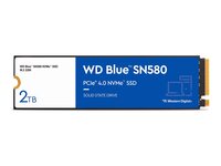 SSD WD Blue M.2.2280 2Tb SN580 PCIe Gen4 NVMe WDS200T3B0E