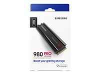 SSD Samsung M.2 PCIe 4.0 2Tb 980 PRO Hűtőbordákkal MZ-V8P2T0CW SSD Samsung M.2 PCIe 4.0 2Tb 980 PRO Hűtőbordákkal MZ-V8P2T0CW