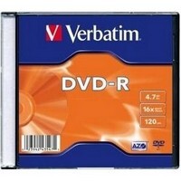 DDVD-R Verbatim 4,7Gb 16x Slim DVDV-16V1