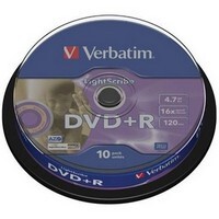 DDVD+R Verbatim 4,7Gb 16x 10db/henger