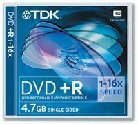 TDK DVD+R 4,7GB 16x DVD lemez