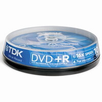 DDVD+R TDK 4,7Gb 16x 10db/henger