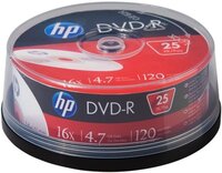 HP DVD-R 4,7Gb 16x 25db/henger