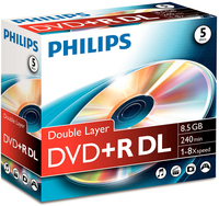 DDVD+RDL Philips 8,5Gb 8x DR8S8J05C/00