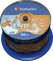 DDVD-R Verbatim 4,7Gb 16x 50db/henger 