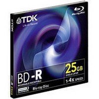 TDK BD-R 25GB 4x Blu-Ray lemez