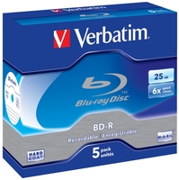Disk BD-R Verbatim 6x Blu-ray 25GB SL Normál tok 43715