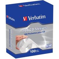 CD Box Ablakos papírtasak 100Db/cs Sleeves Paper Verbatim 49976