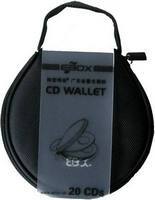 eBox 20db-os CD tartó fekete