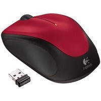Mouse Logitech Cordless Optical NB M235 Red Nano 910-002496