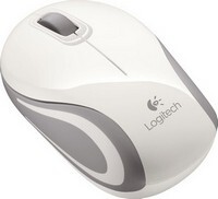Mouse Logitech Cordless Optical NB M187 White Nano 910-002735