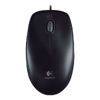 Mouse Logitech Optical OEM B100 USB BK 910-003357