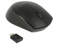 Mouse Delock Wireless Optical USB Type-C Black 12526