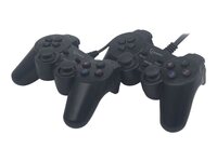 Gamepad Gembird Dual Vibration USB Bk JPD-UDV2-01