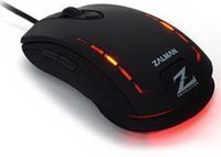 Zalman ZM-M401R USB 2500dpi fekete vezetékes optikai egér