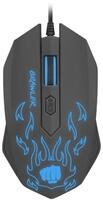 Mouse Fury Optical Brawler Black/Blue NFU-1198