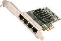 Ethernet kártya Intel E1G44HTBLK Gigabit PCIE 4 x RJ45