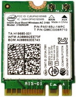 Wlan NIC Intel 7265 Wi-Fi/Bluetooth Combo M.2 7265.NGWWB.W