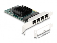 ET NIC Delock 4xGigabit LAN BCM PCI-E 88207