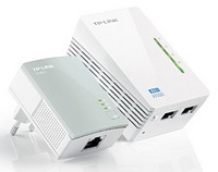 Powerline TPLink TL-WPA4220 KIT AV600 Powerline Wi-Fi 2-pack Kit