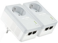 Powerline TPLink TL-PA4020P KIT AV500 2-Port Through Starter Kit