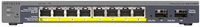 Switch Netgear GS110T 8x1000+2SFP Menedzselhető PoE