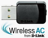 Wlan NIC D-LINK DWA-171 AC Dual-Band Nano USB
