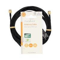 Wlan x kab Antenna kábel 5m Nedis SMA M-M arany. CSGL02000BK50