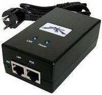 PoE Ubiquiti passive adapter 24V 1A 24W POE-24-24W