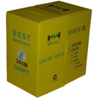 Kab UTP Fali merev CAT5e 305m 26AWG Wiretek N5UBG26