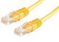 Wiretek 5m CAT5 UTP sárga Patch kábel