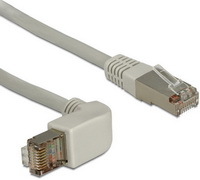 Kab UTP Patch árnyékolt 1m CAT5e SFTP Delock 83515Angled/Straigh