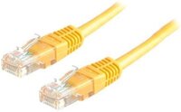 Netrack 0,5m Cat6 UTP Patch kábel, sárga