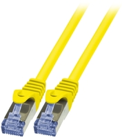 Kab UTP Patch árnyékolt  2m CAT6A FTP Sárga CQ3057S