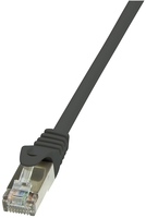 Kab UTP Patch árnyékolt  5m CAT6A FTP Fekete CQ3073S