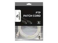 Kab UTP Patch árnyékolt  3m CAT6 FTP Szürke PP6-3M