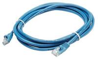 Kab UTP Patch árnyékolt  5m CAT6A S/FTP Kék Logilink CQ3076S