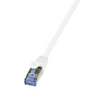 Kab UTP Patch árnyékolt 10m CAT7 SFTP Fehér Logilink CQ4091S