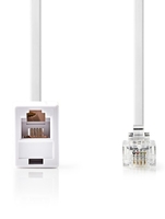 Kab Telefon RJ10 5m hosszabitó fehér TCGL90205WT50