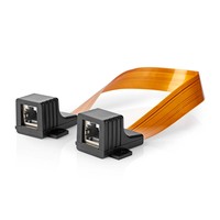 Kab UTP Patch 0,3m RJ45 Aljzat F-F lapos CCGP85901BK03