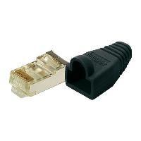 ET x RJ 45 Dugó CAT5e Árnyékolt + törésgátló White 100db MP0011