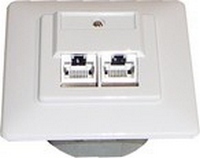 ET x Falidoboz 2×RJ45 CAT5e Aljzat German FTA5225