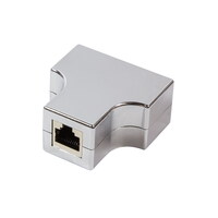 ET x RJ 45 Elosztó 1Eth>2Eth Logilink Moduláris T-adapter MP0037